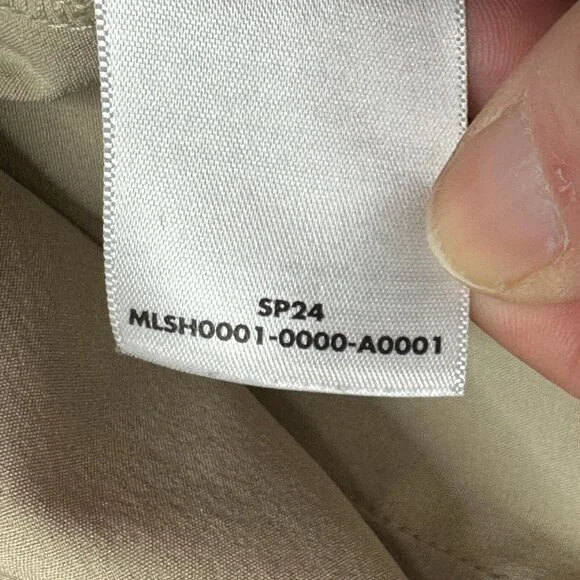 Rhoback Shorts Men 40 Beige Khaki Performance Lined 8" Flat Front Chino - Picture 8 of 16